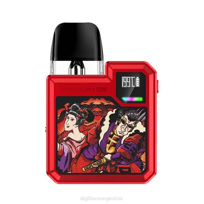 Digiflavor Digi-Q kit de cápsulas - Digiflavor geek vape - samurái rojo 0R9F50